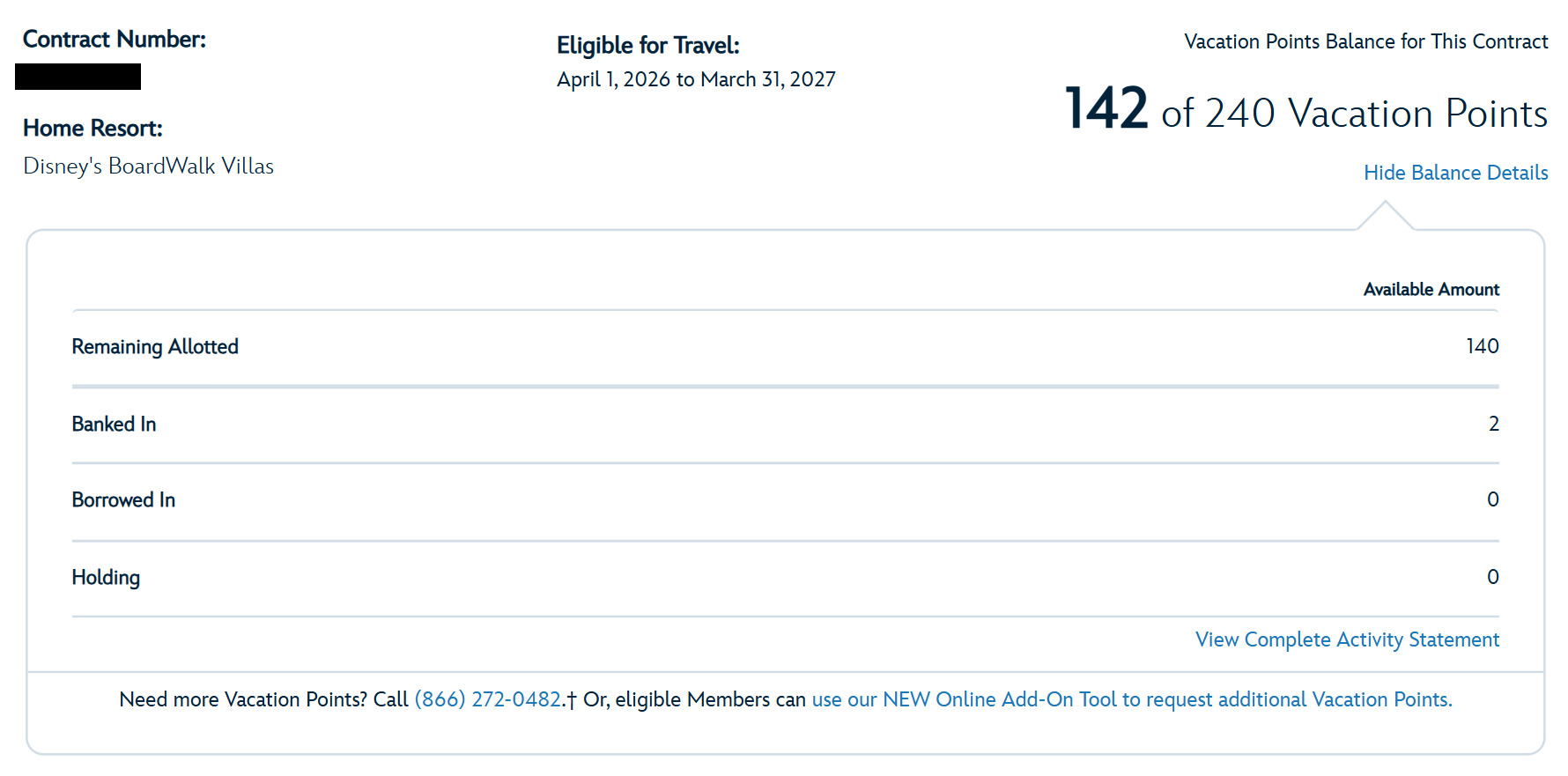 2026 Point Statement