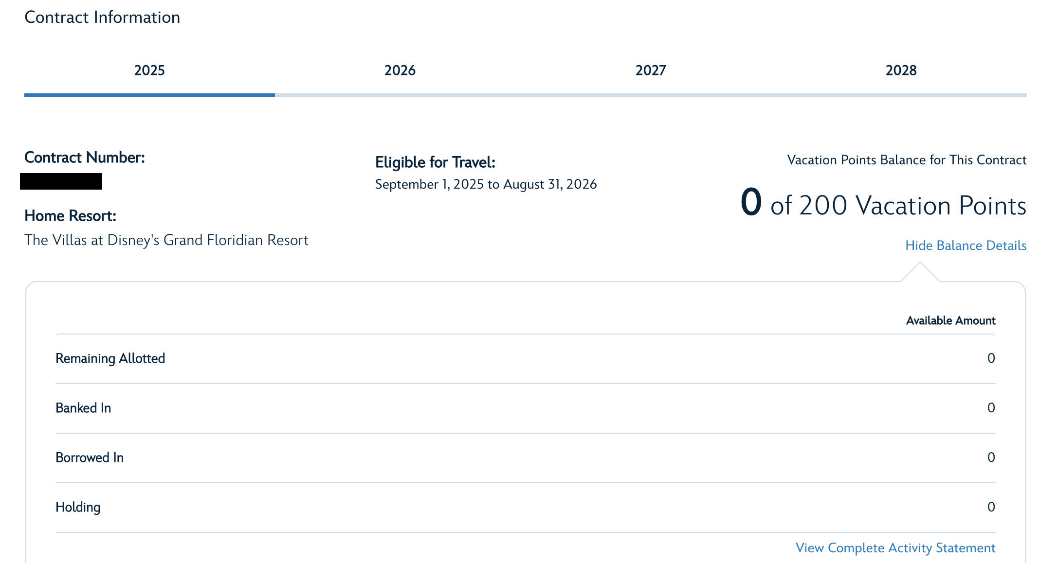 2027 Point Statement