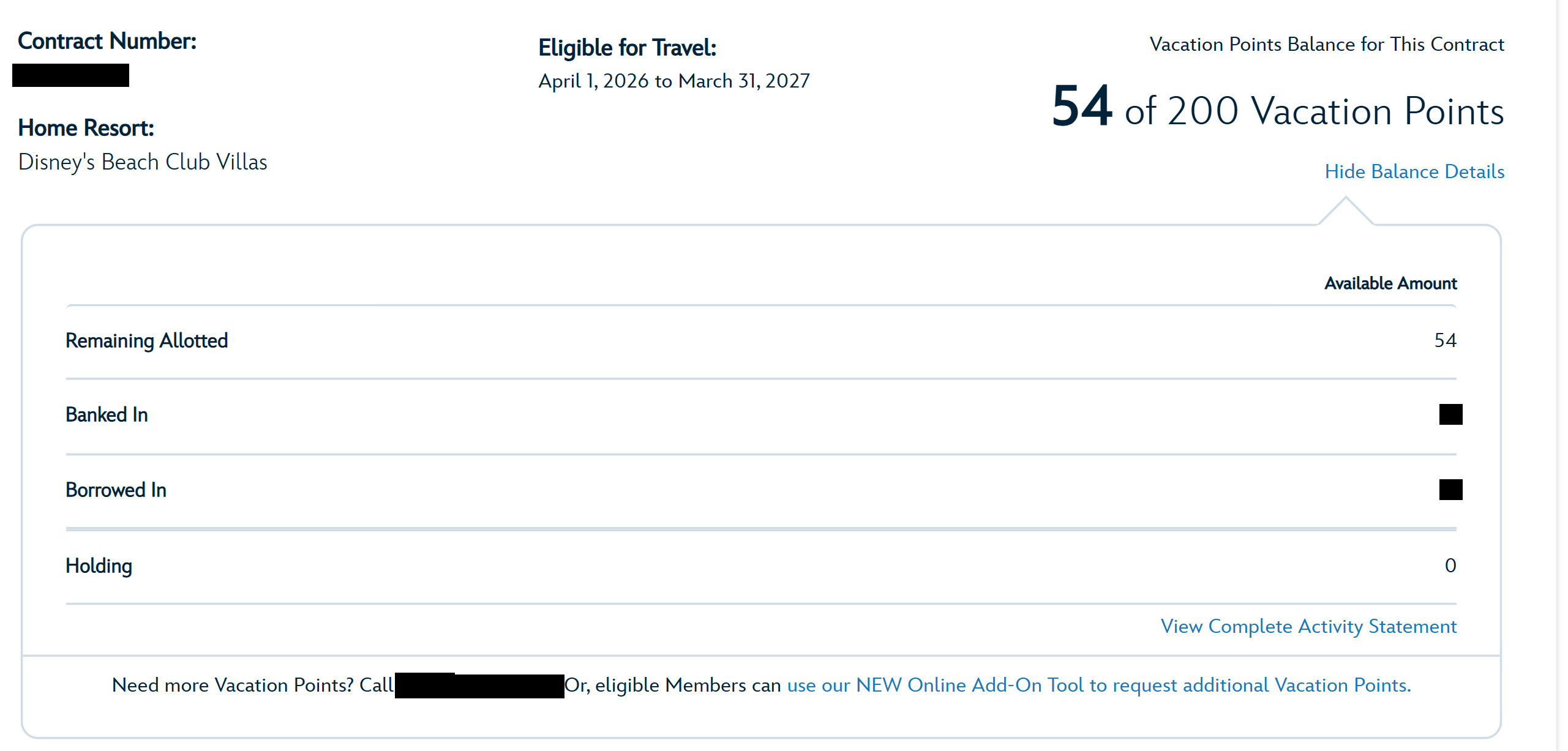 2026 Point Statement