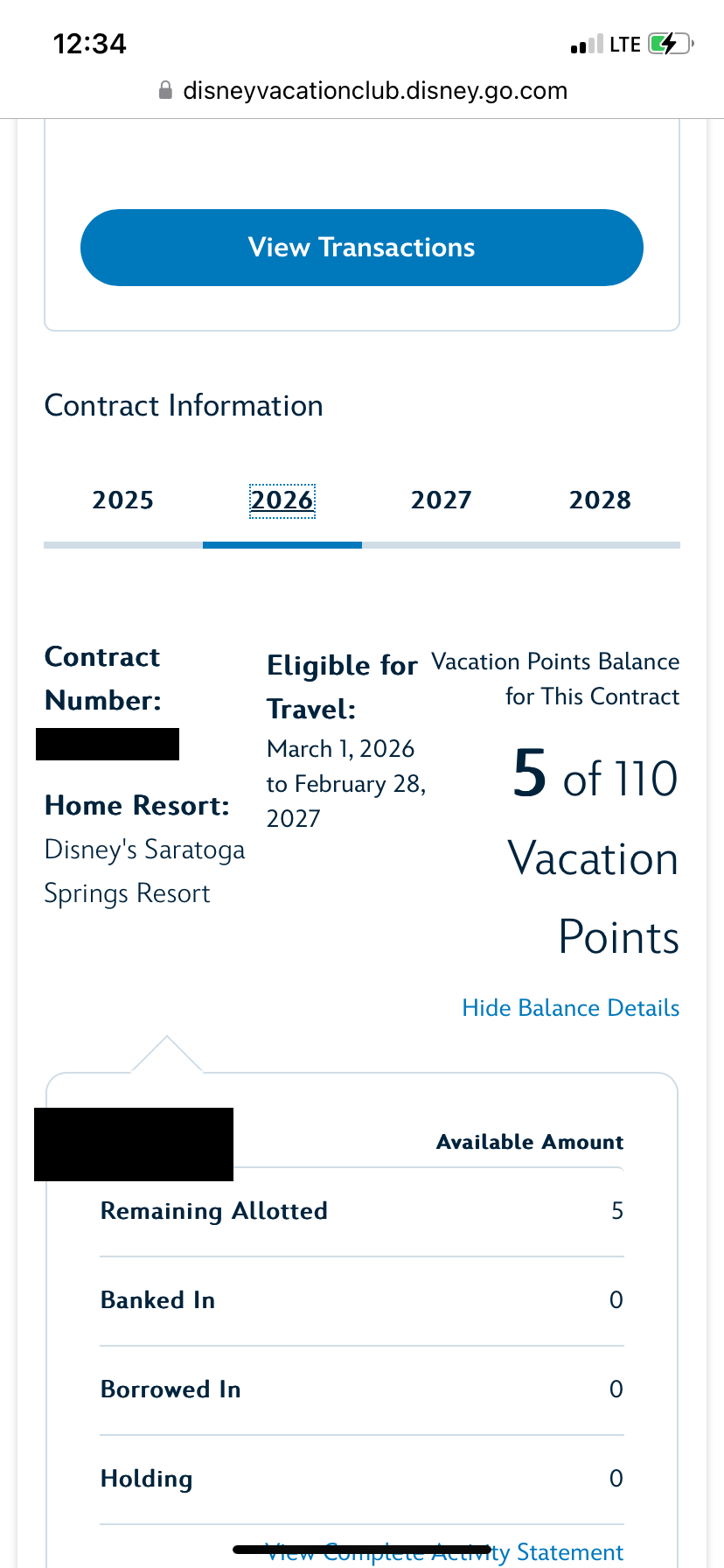 2026 Point Statement