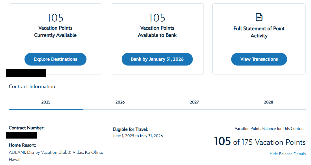 2025 Point Statement