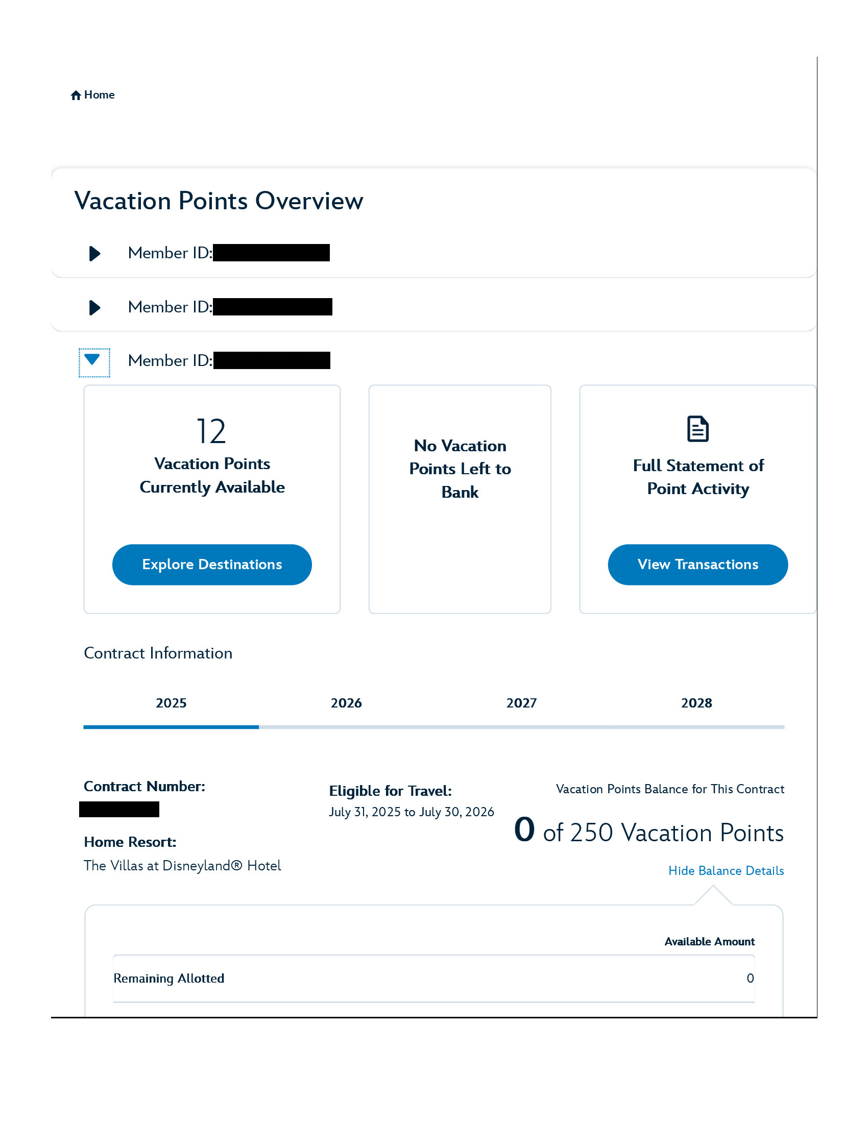 2025 Point Statement