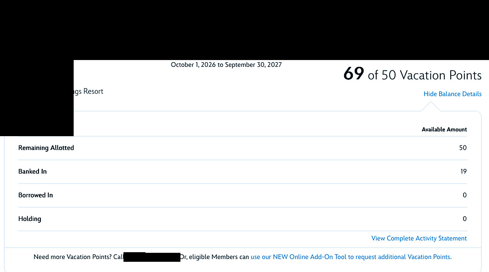 2026 Point Statement