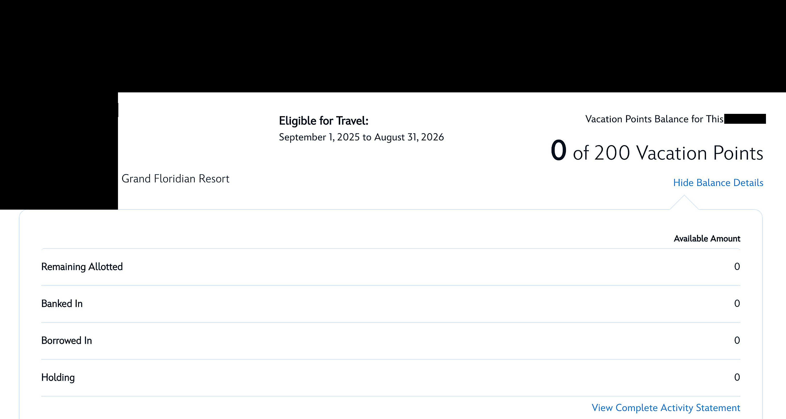 2025 Point Statement