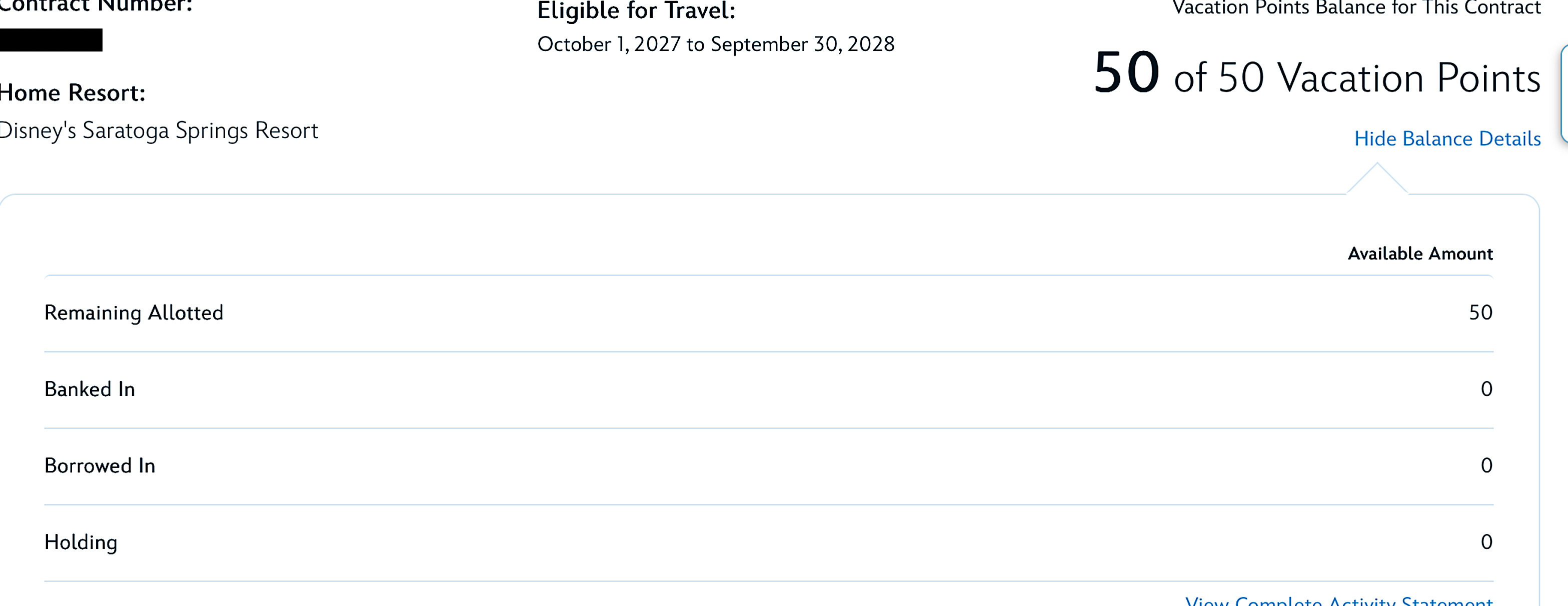 2027 Point Statement