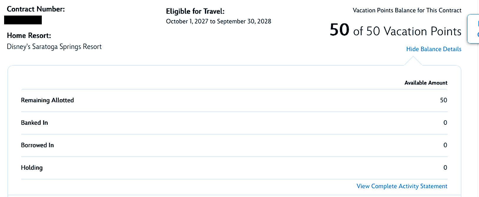 2027 Point Statement