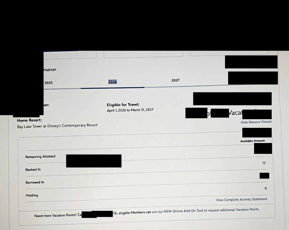 2026 Point Statement