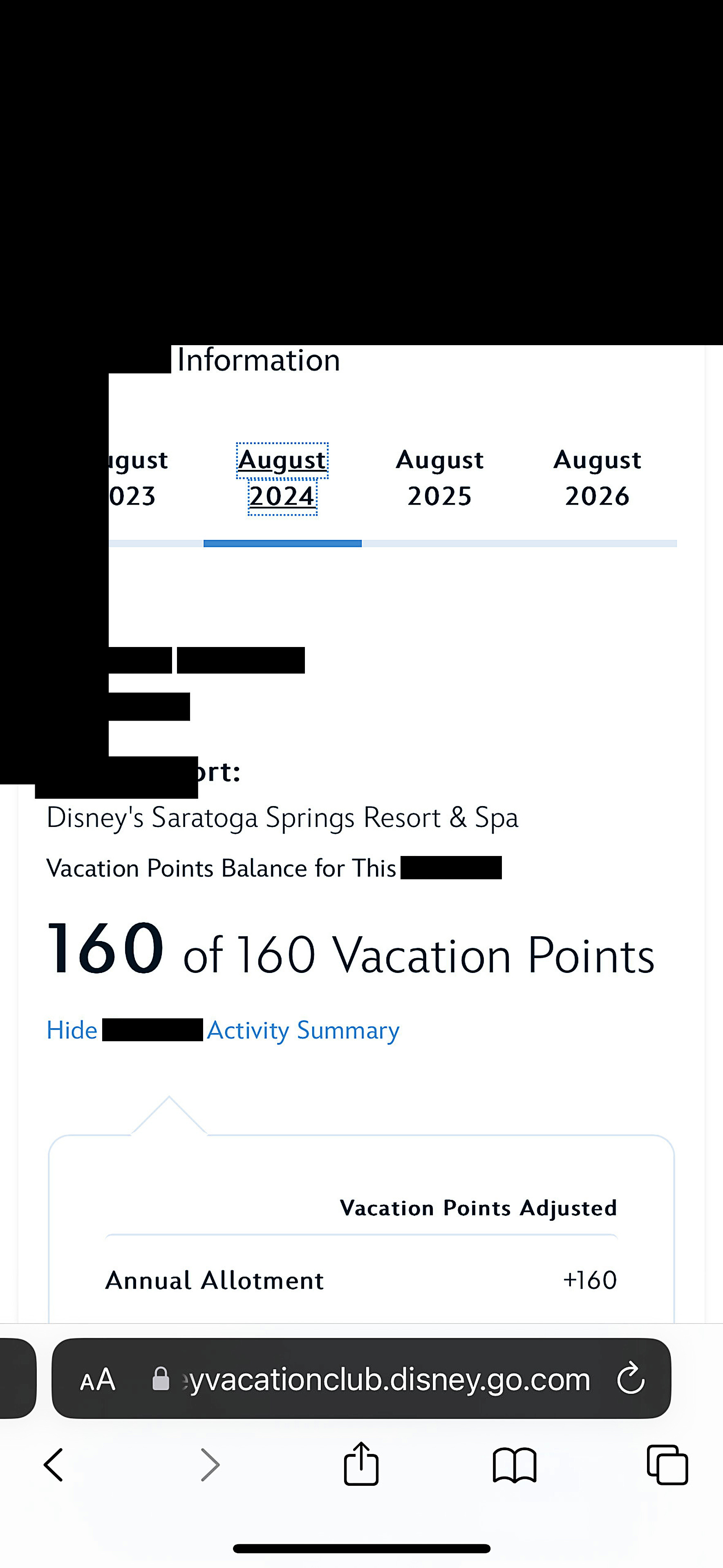 2026 Point Statement