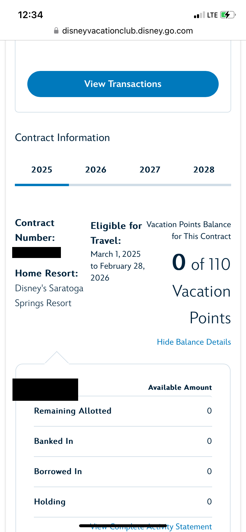 2025 Point Statement