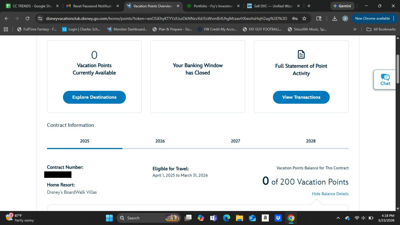 2025 Point Statement