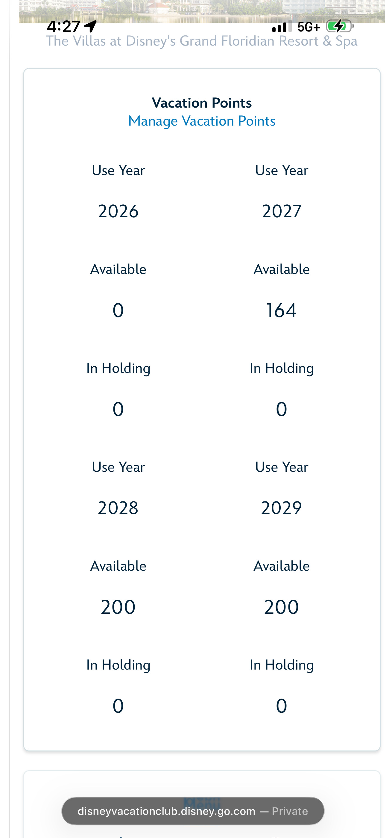 2025 Point Statement