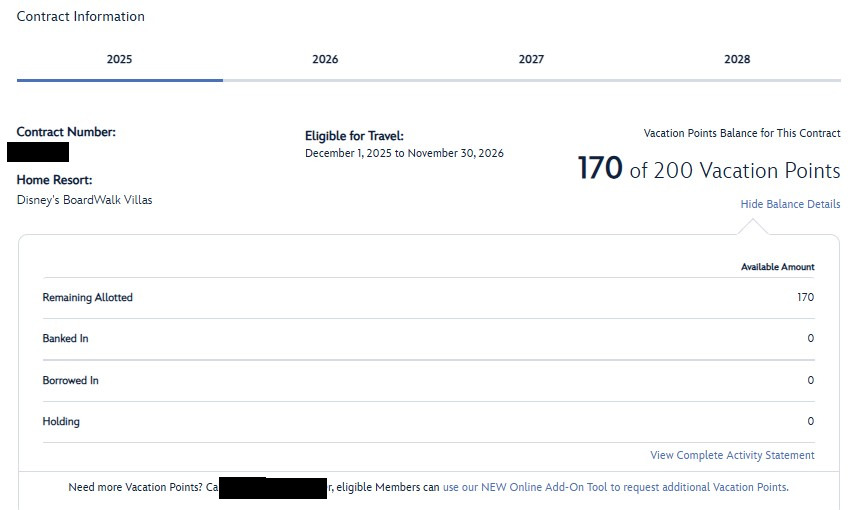 2025 Point Statement