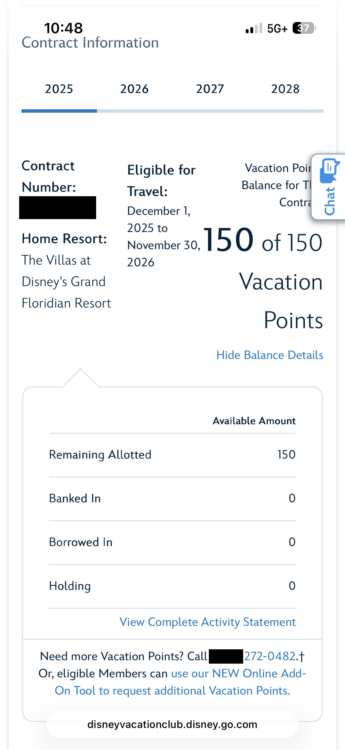 2025 Point Statement