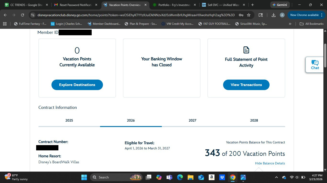 2026 Point Statement