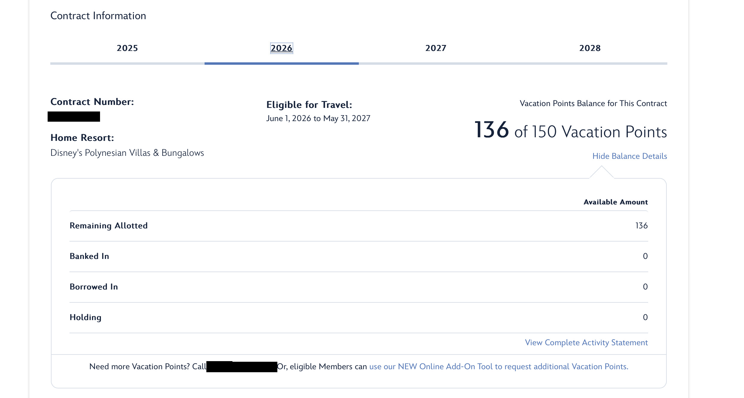 2026 Point Statement