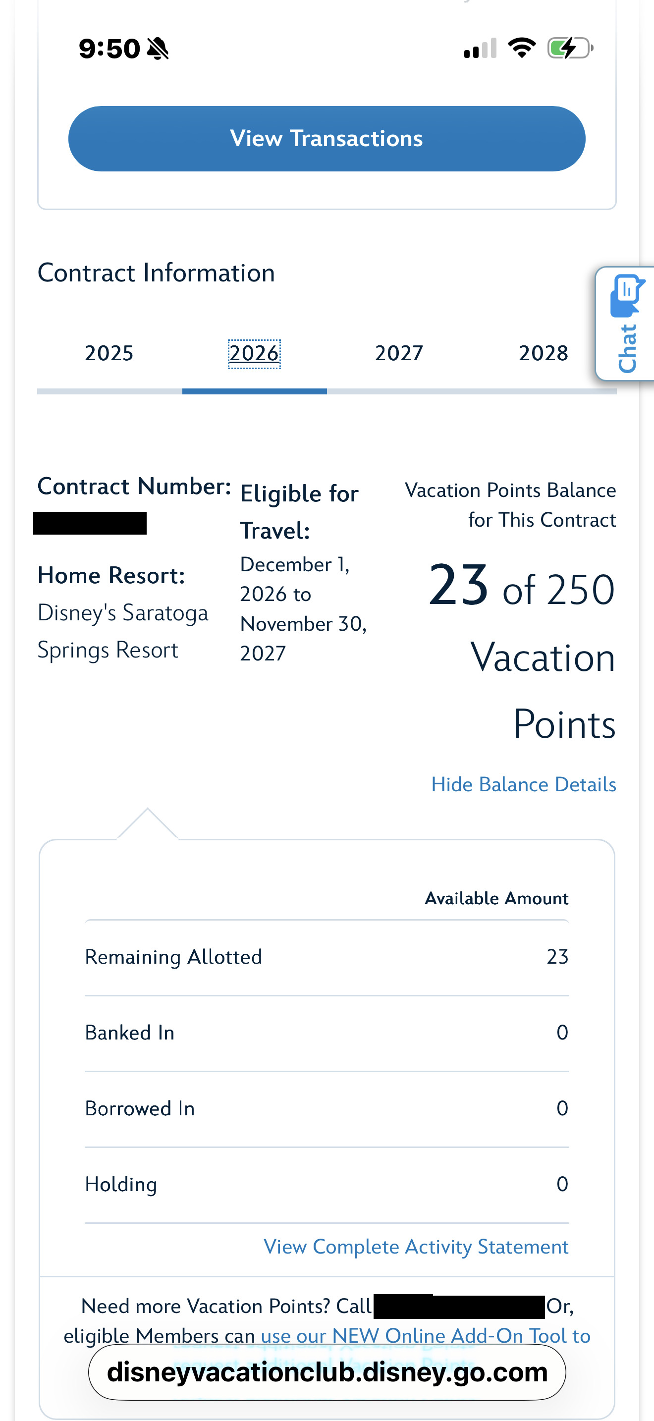 2026 Point Statement