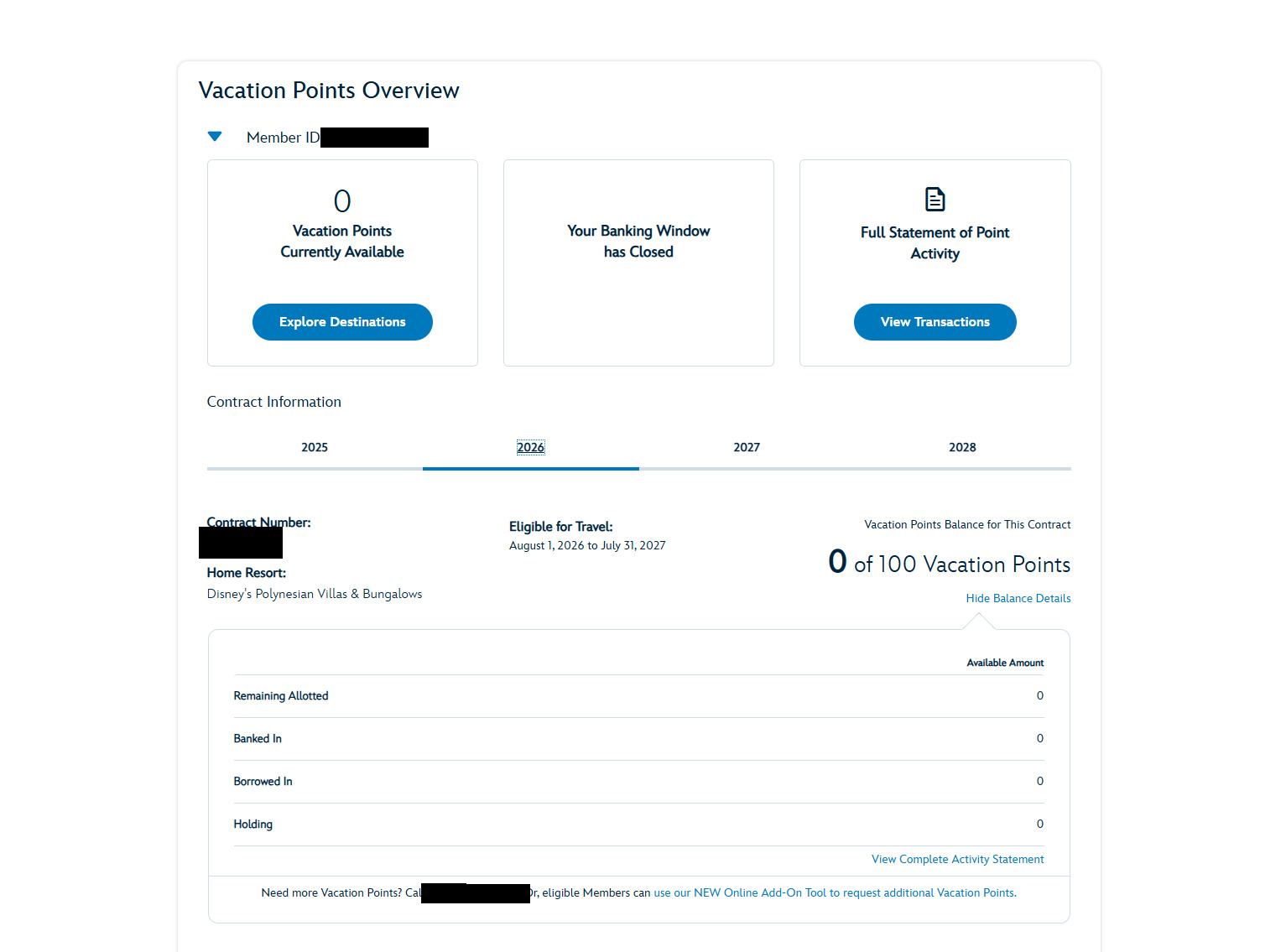 2026 Point Statement