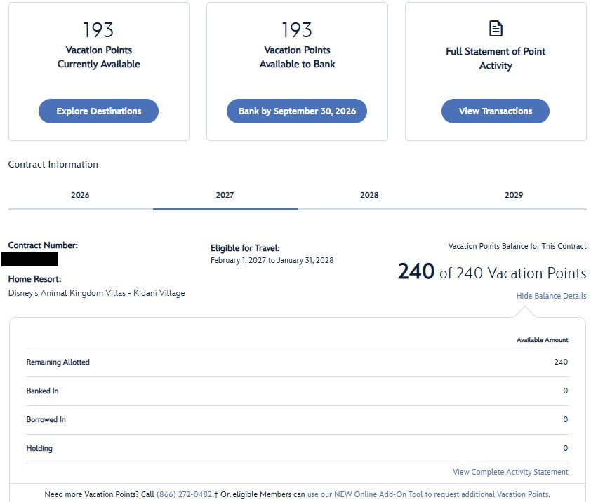 2026 Point Statement