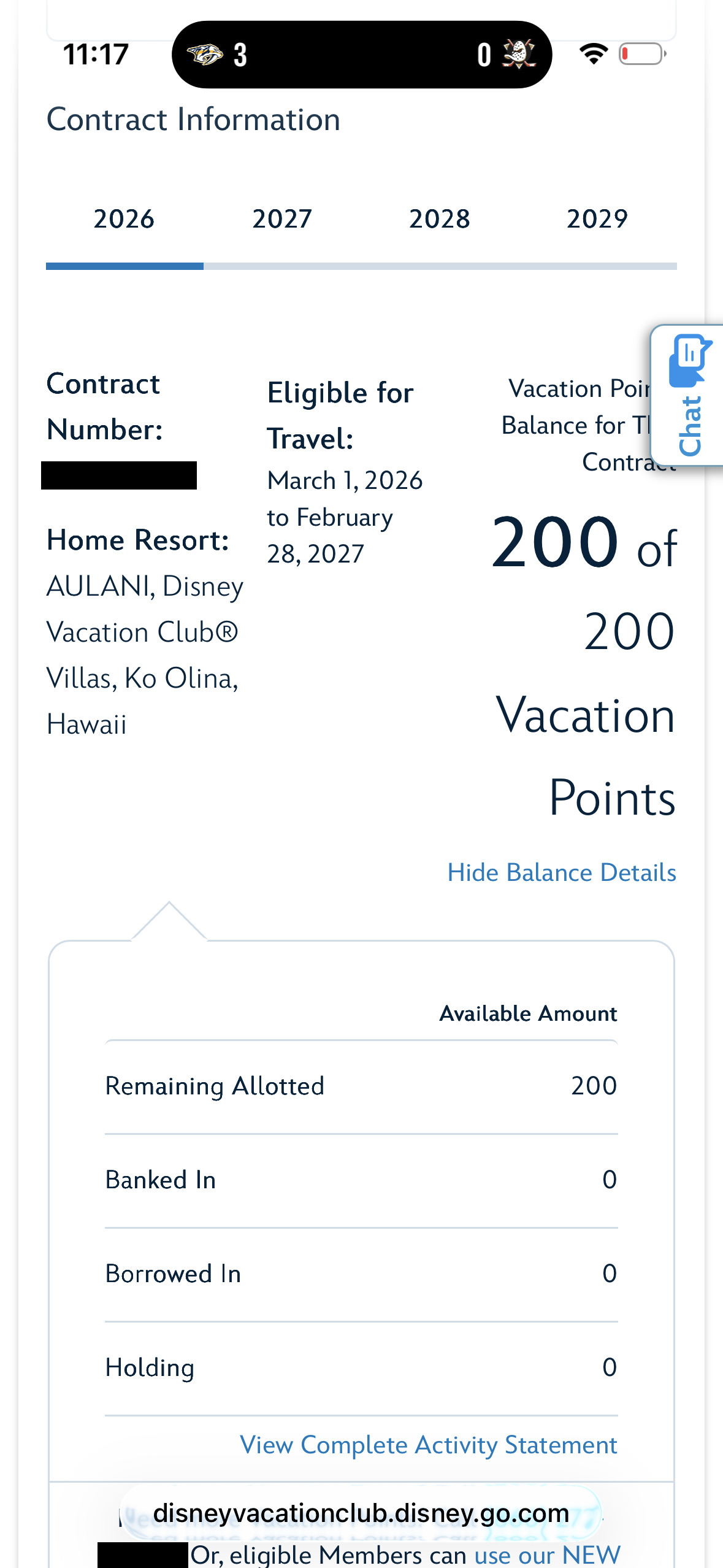 2026 Point Statement