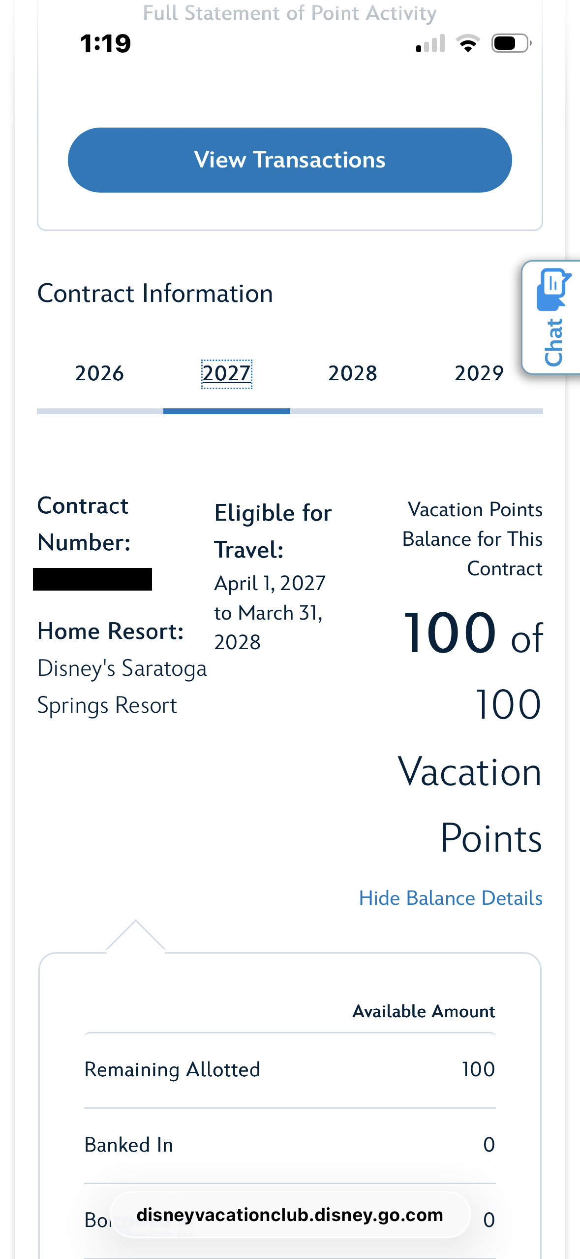 2027 Point Statement