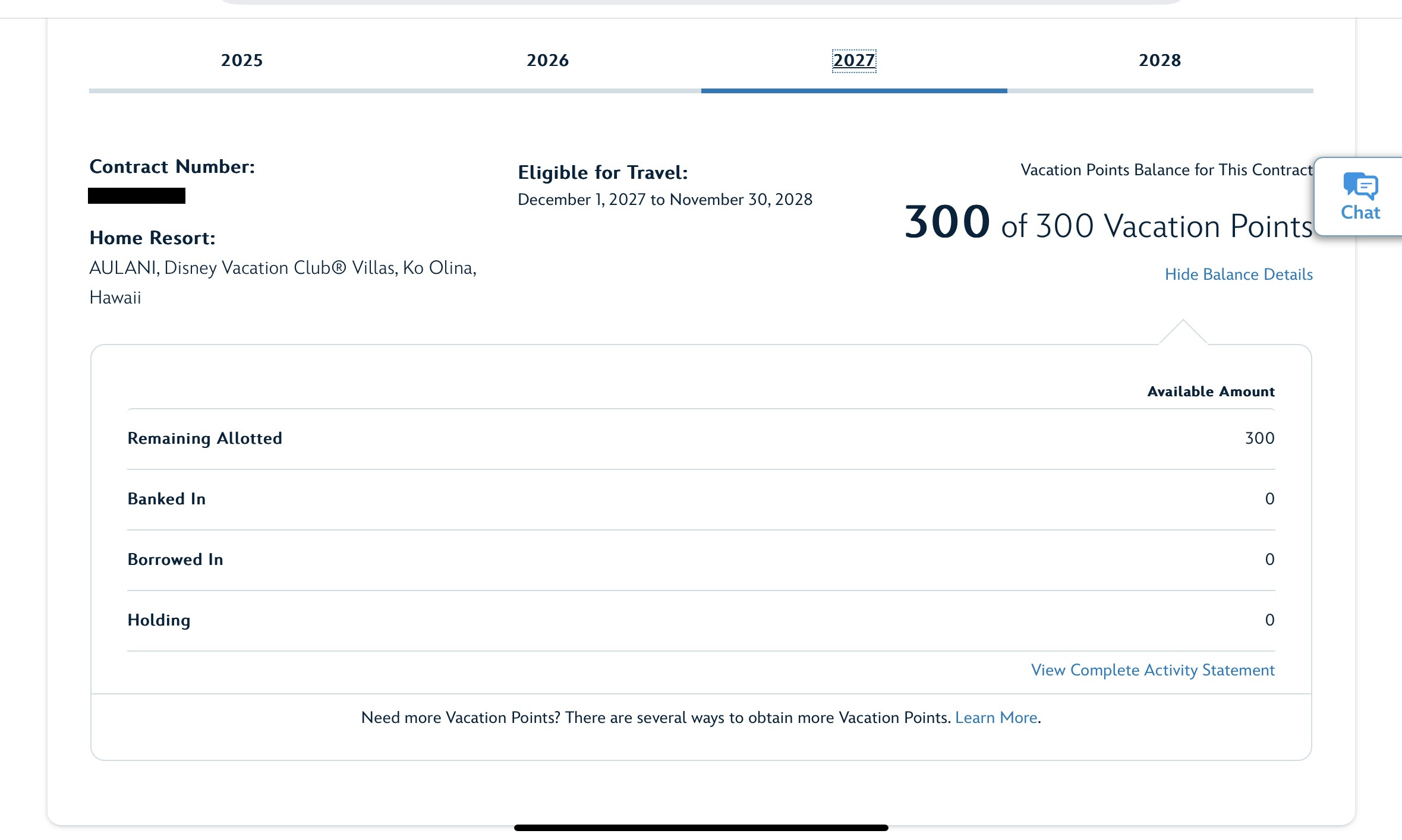 2027 Point Statement