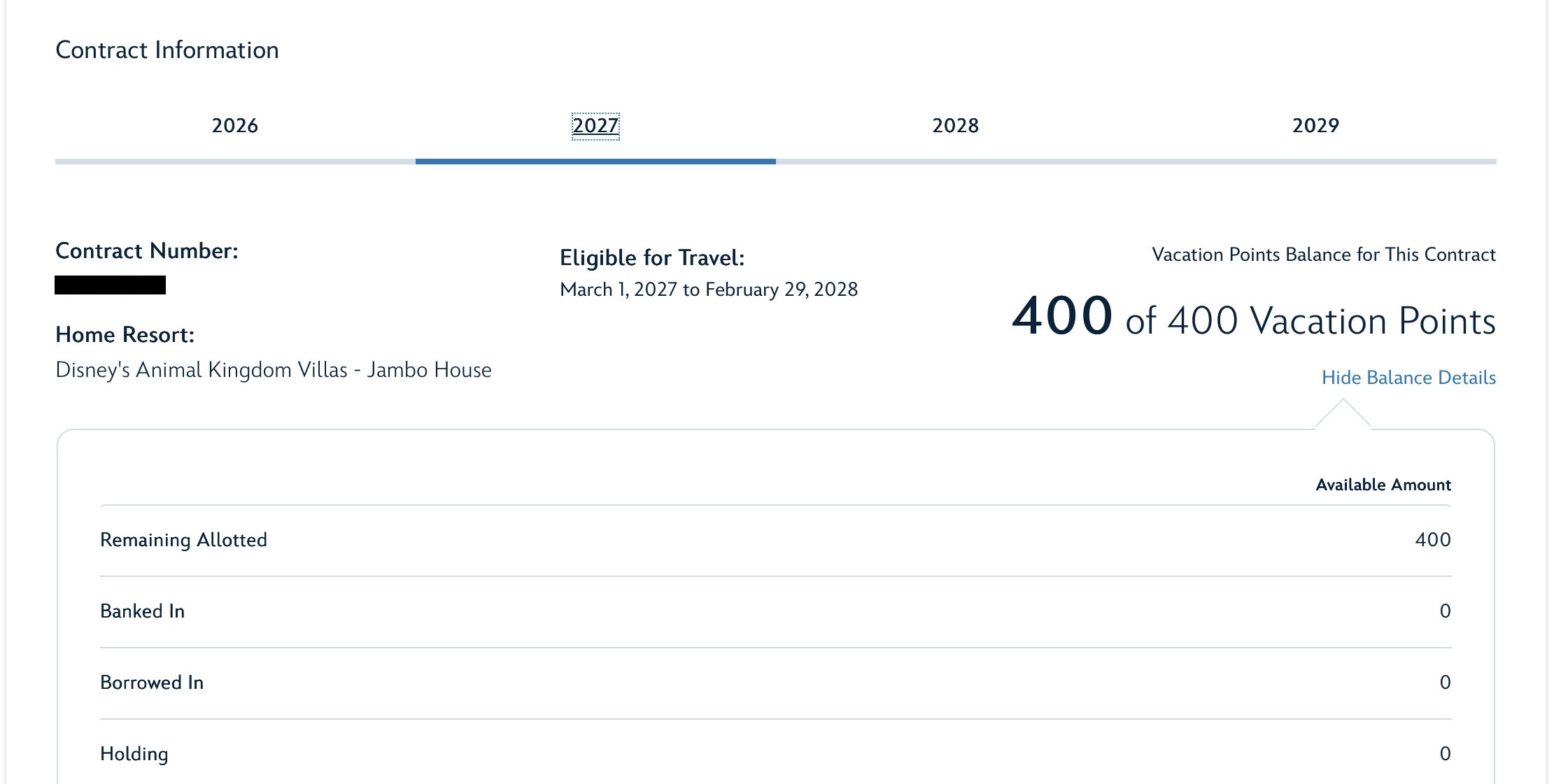 2027 Point Statement