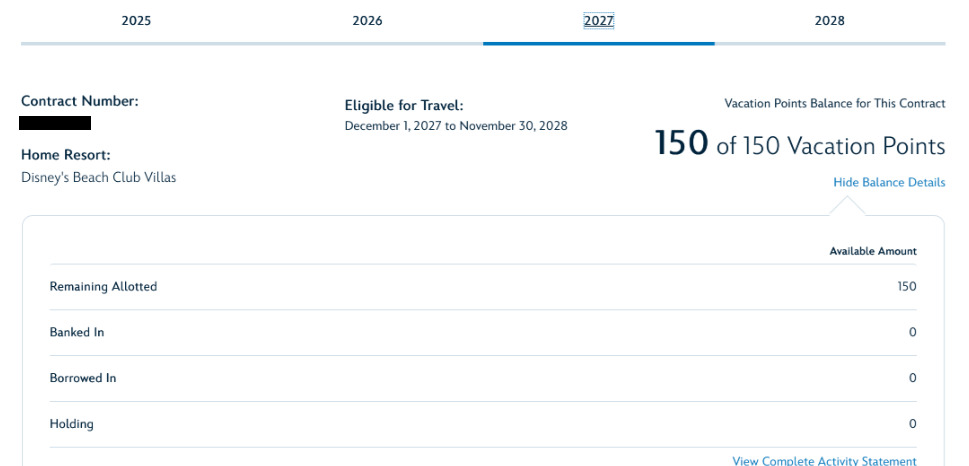 2027 Point Statement