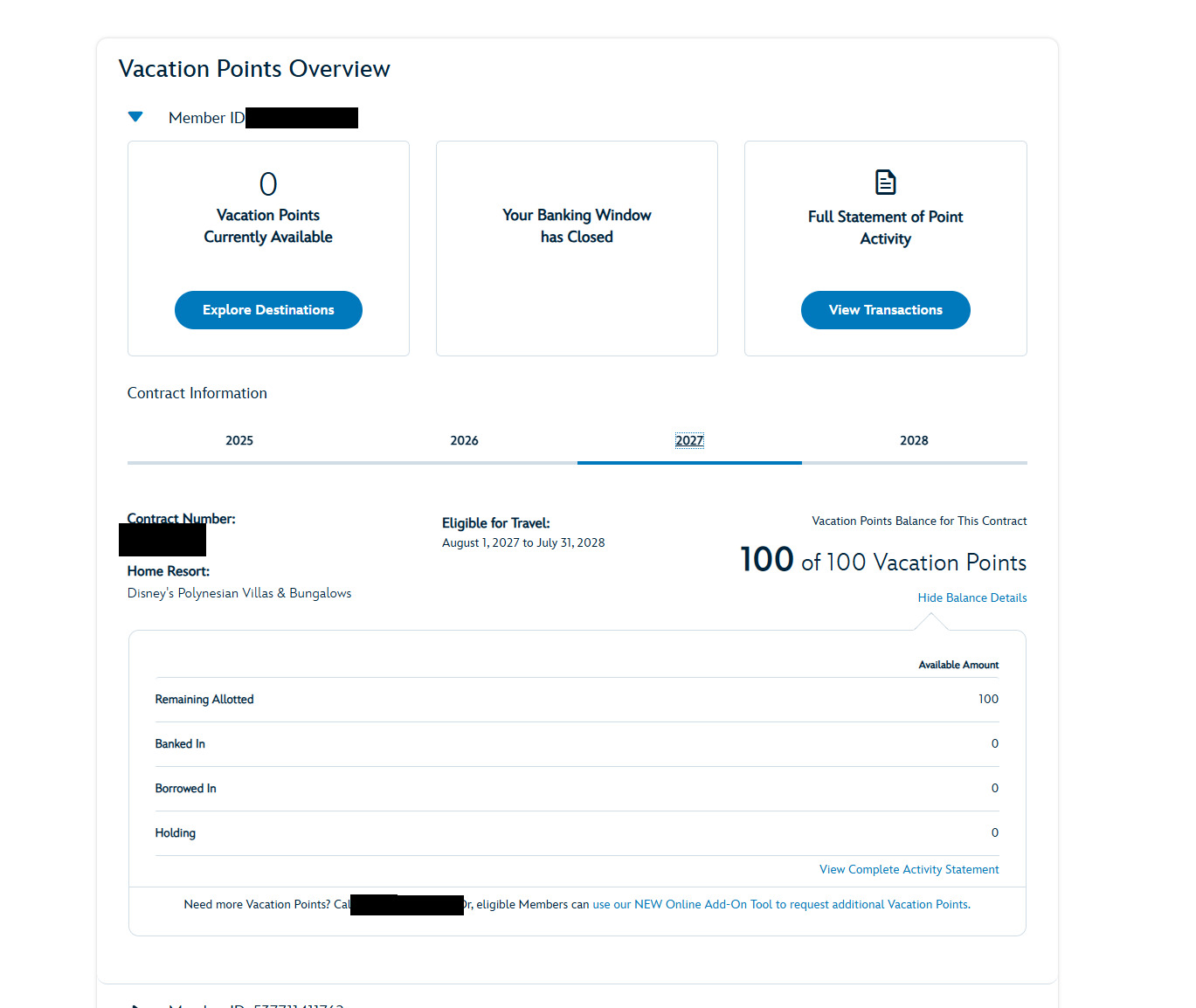 2027 Point Statement