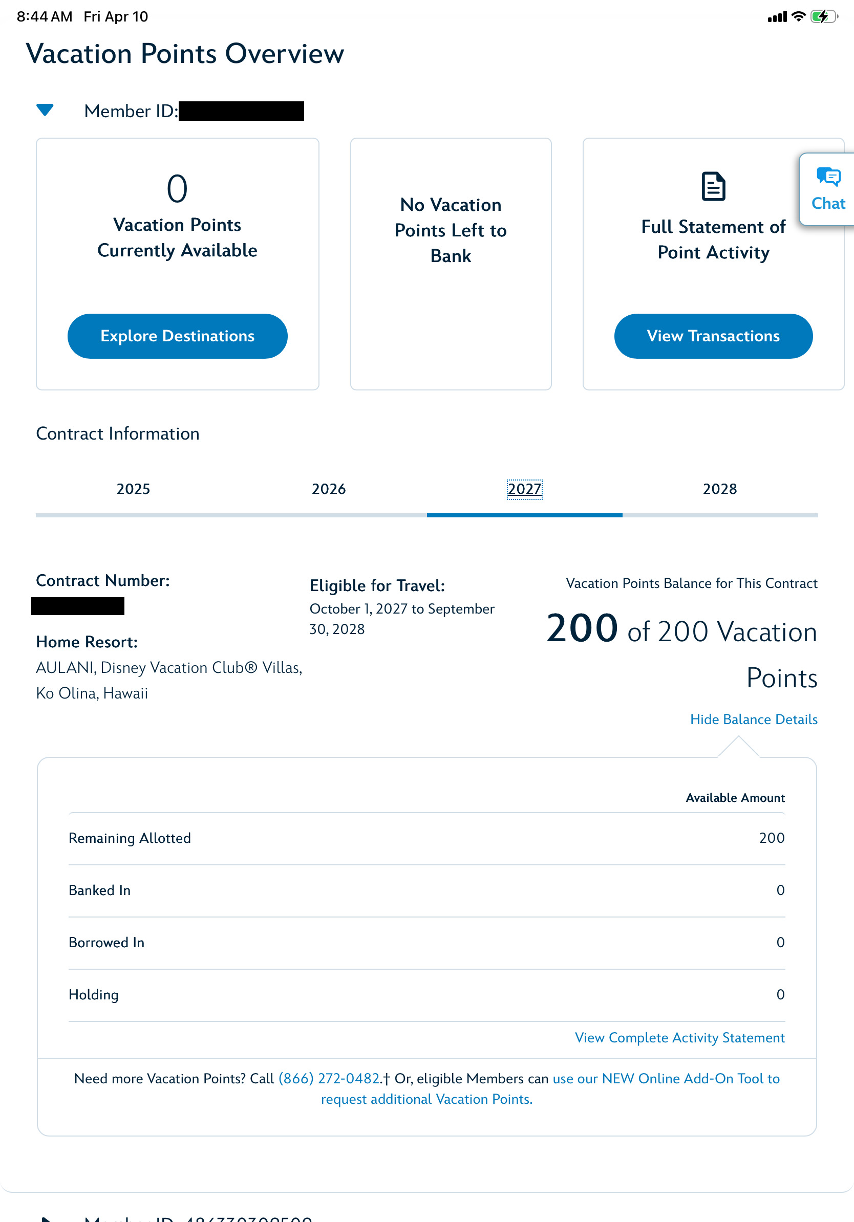 2027 Point Statement