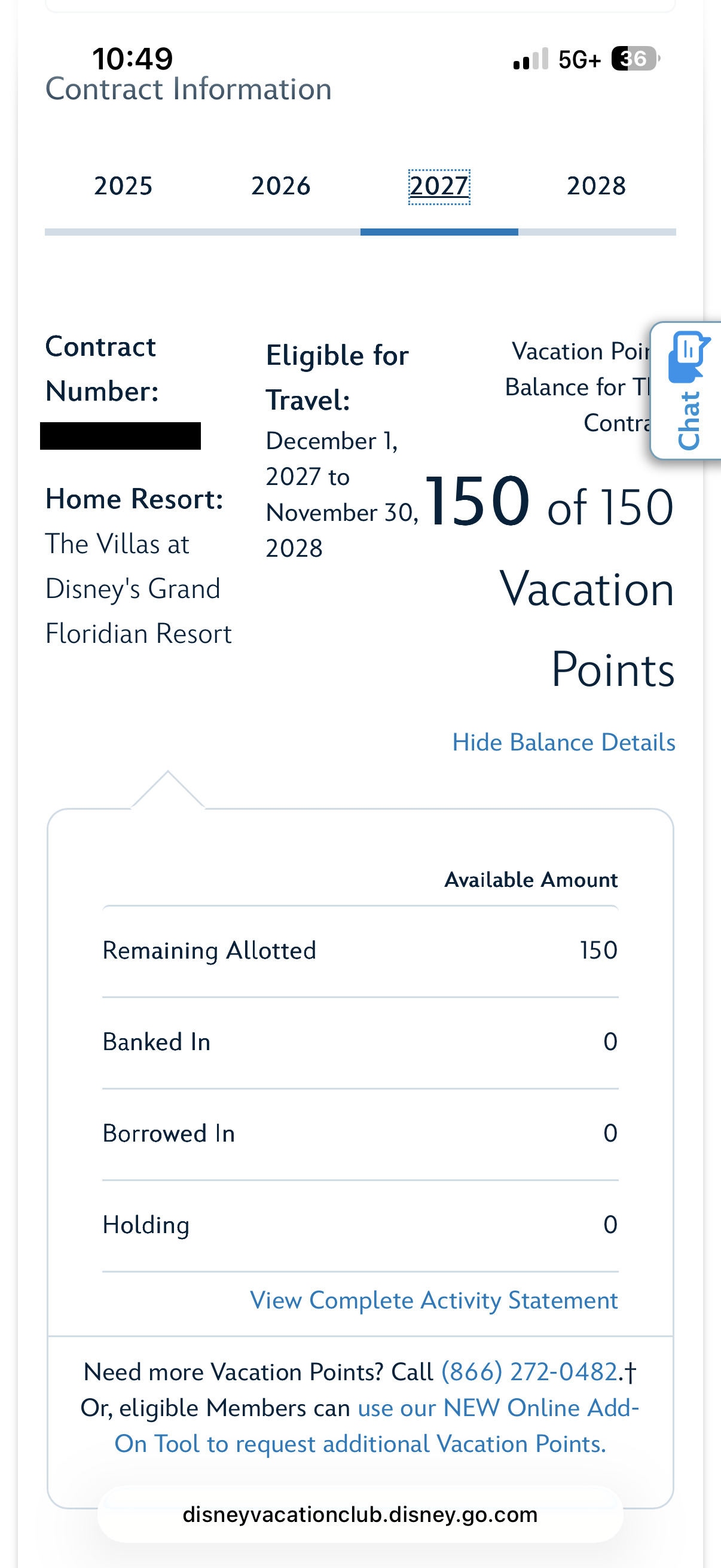 2027 Point Statement