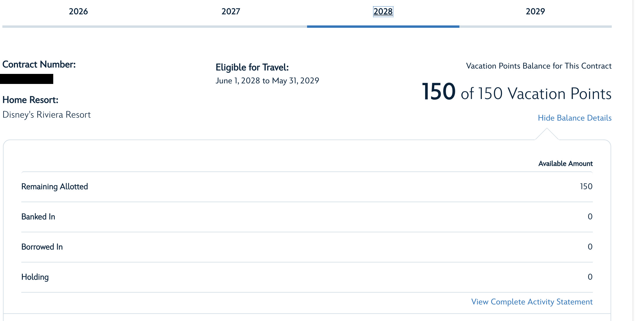 2028 Point Statement