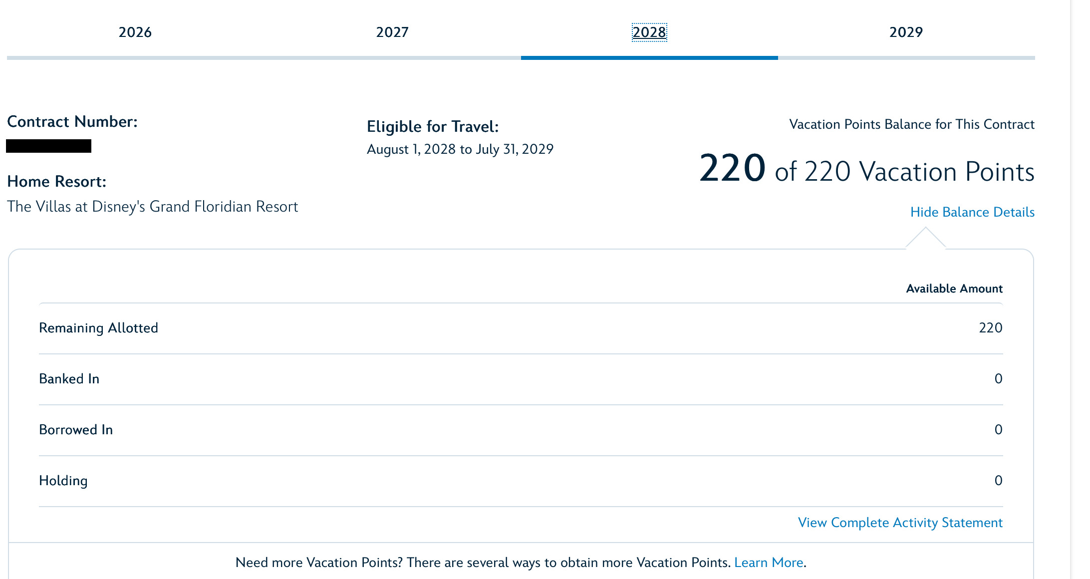 2028 Point Statement