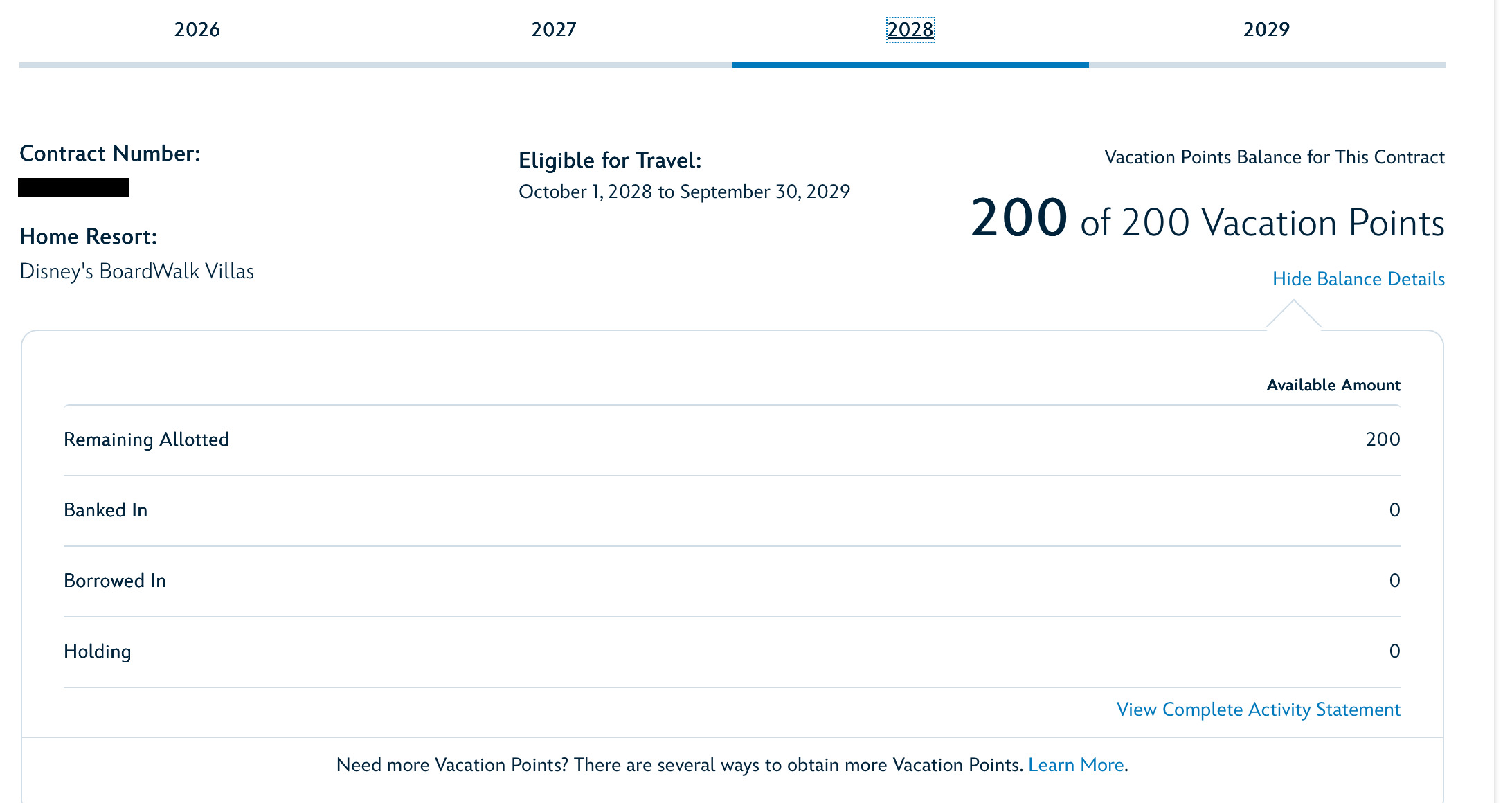 2028 Point Statement