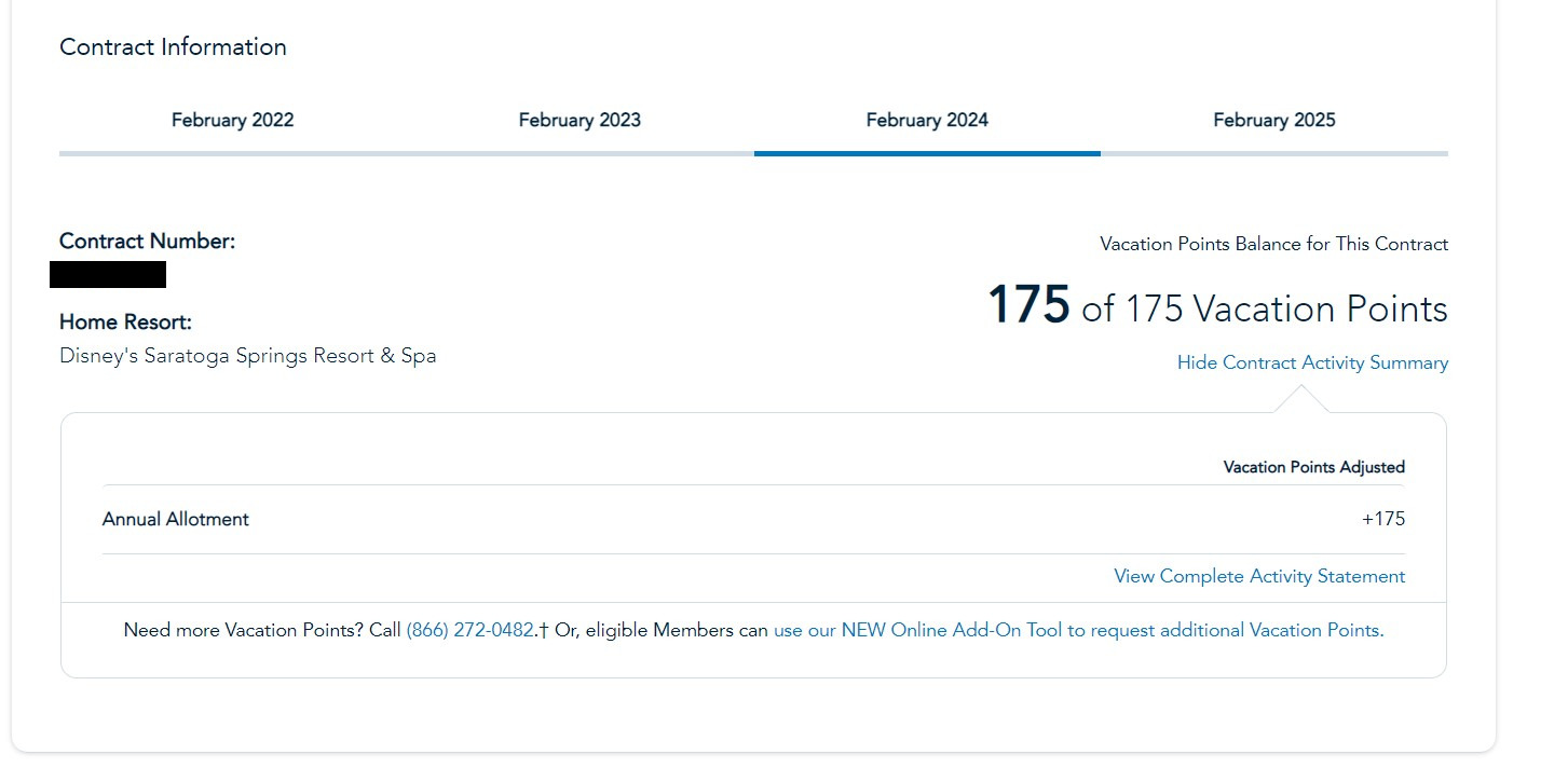 2025 Point Statement