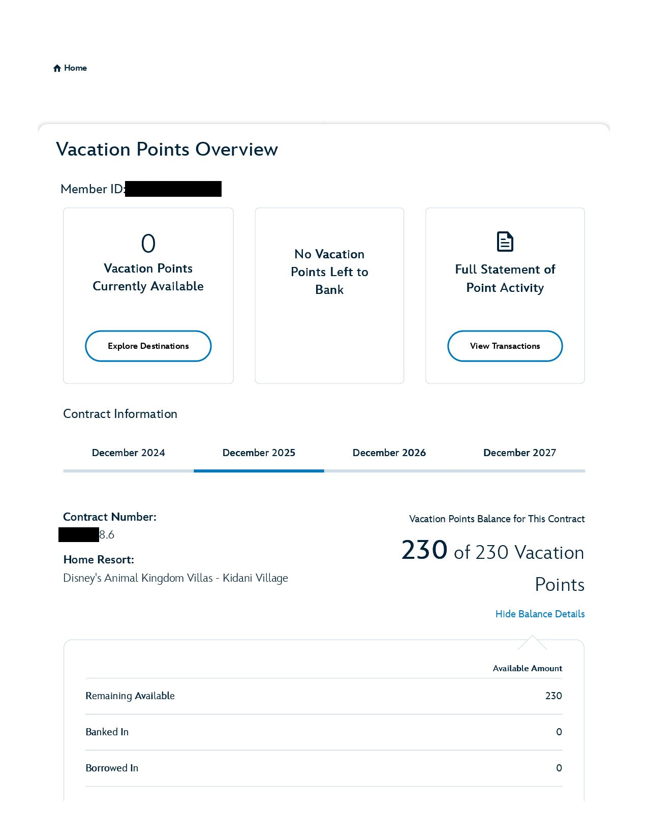 2025 Point Statement