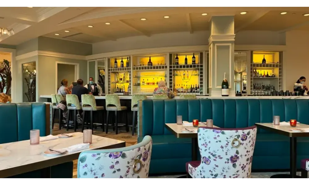 Stunning view of Disney&amp;amp;#039;s Saratoga Springs Resort &amp;amp;amp; Spa, showcasing lush gardens and elegant architecture.