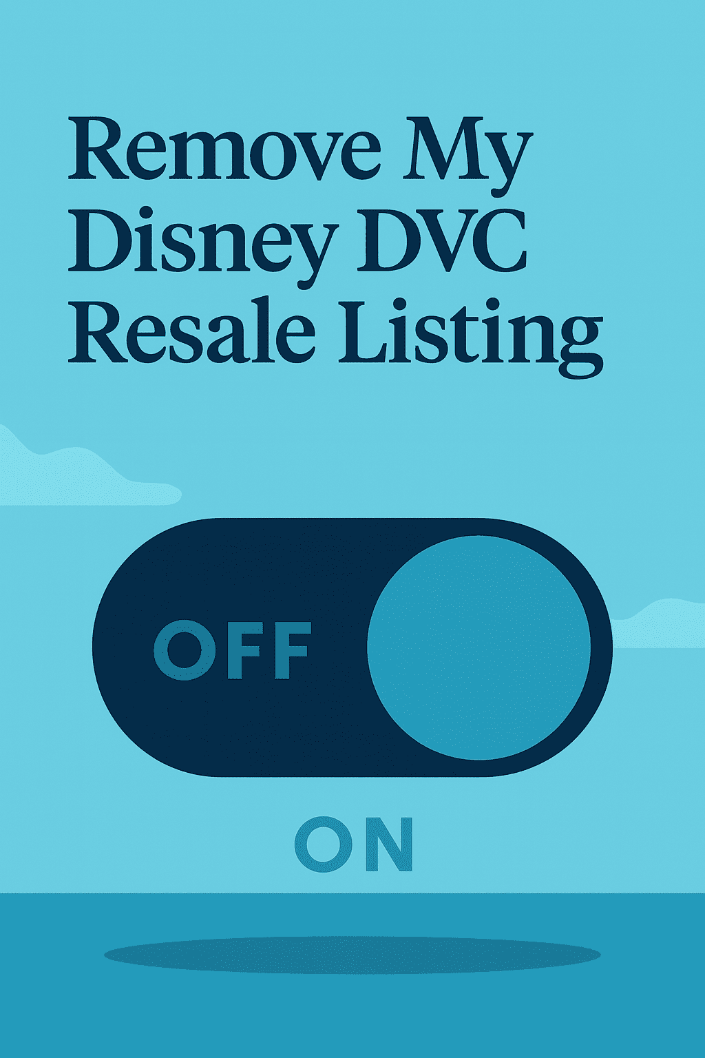 Remove My Disney DVC Resale Listing