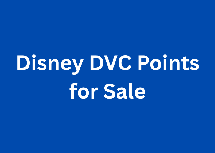 Disney DVC Points for Sale